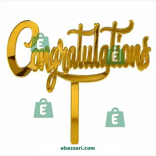 Congratulations Cake Topper