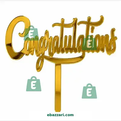 Congratulations Cake Topper