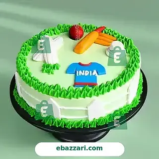 Cricket Wonder Theme Cake