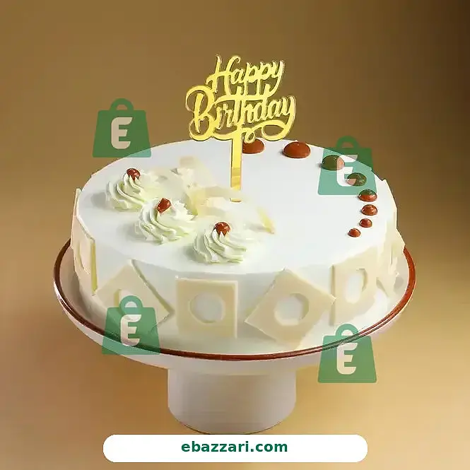 Delightful Butterscotch Birthday Cake