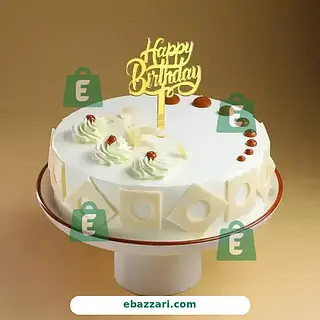 Delightful Butterscotch Birthday Cake