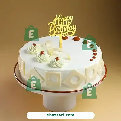 Delightful Butterscotch Birthday Cake