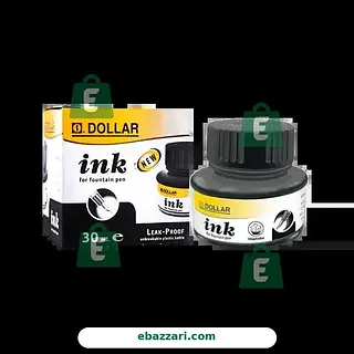 Dollar Fountain Pen Black Ink 30ml