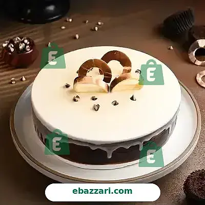 Choco Vanilla Delight Cake