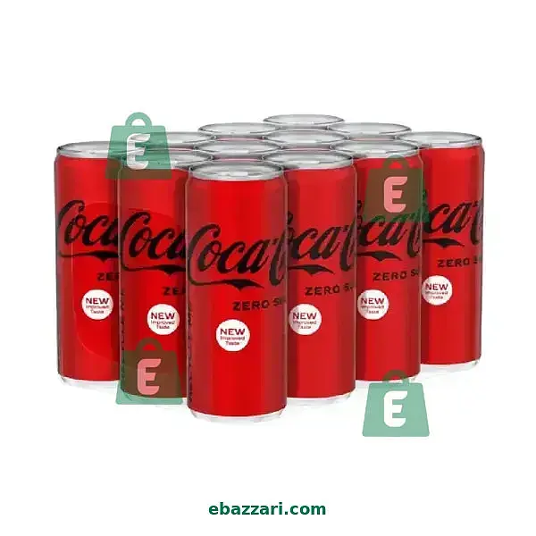 Coca Cola Zero Sugar Can 250ML X 12
