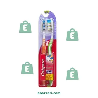 Colgate Toothbrush Twin Pack Zigzag