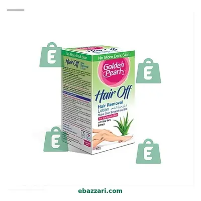 Golden Pearl Hair Off Cream Aloe Vera 80g