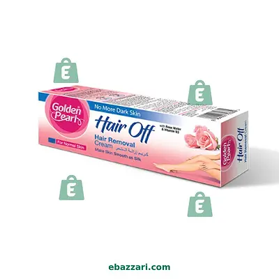 Golden Pearl Hair Off – Hair Removal Cream – Rose 100g tube