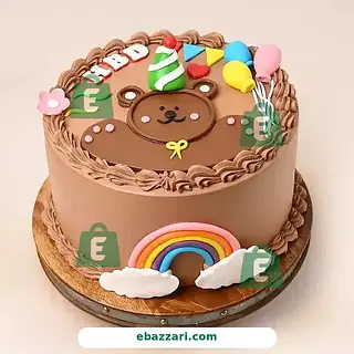 Happy Birthday Bear Cake