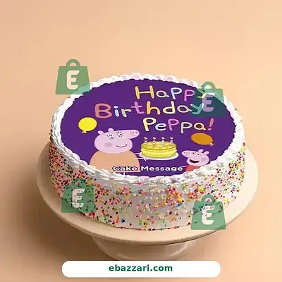 Happy Birthday Peppa Pig Cake