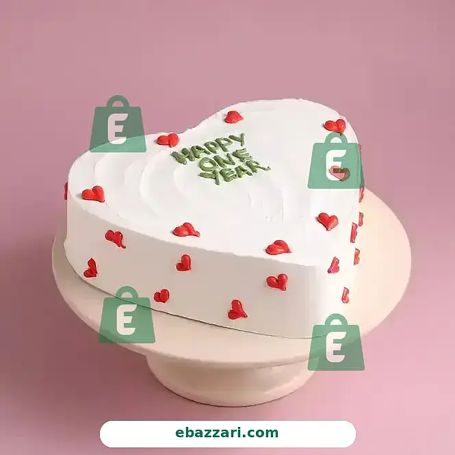 Happy One Year Heart Pineapple Cake