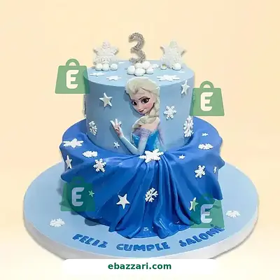 Magical Elsa Theme Cake