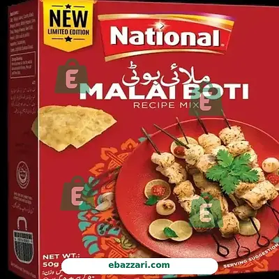 Malai Boti Recipe Mix National Food 50g