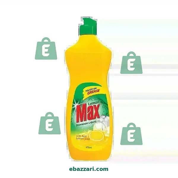 Max Liquid Lemon Dishwash 475 ML