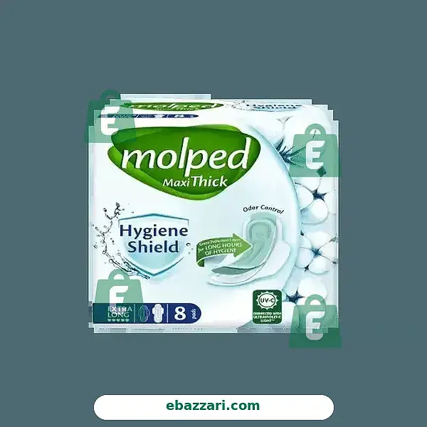 MOLPED MAXI THICK HYGIENE SHIELD EXTRA LONG 8 PADS