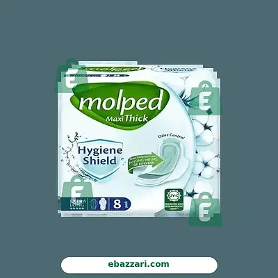 MOLPED MAXI THICK HYGIENE SHIELD EXTRA LONG 8 PADS