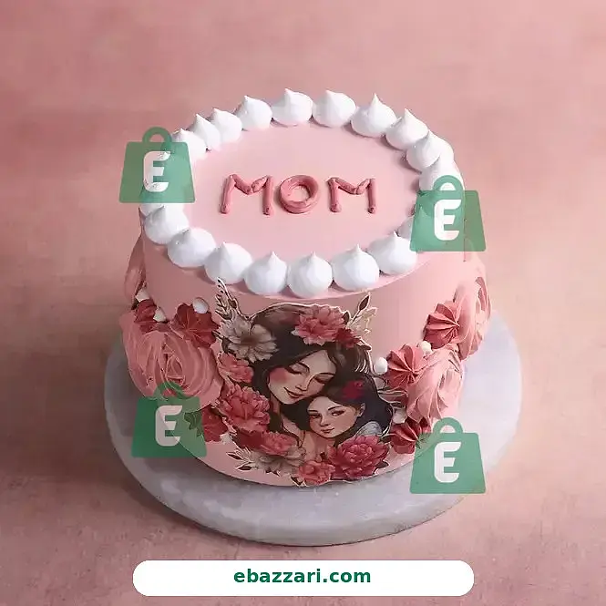 Moms Floral Embrace Cake