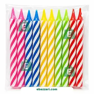 Multi Color Birthday Candle