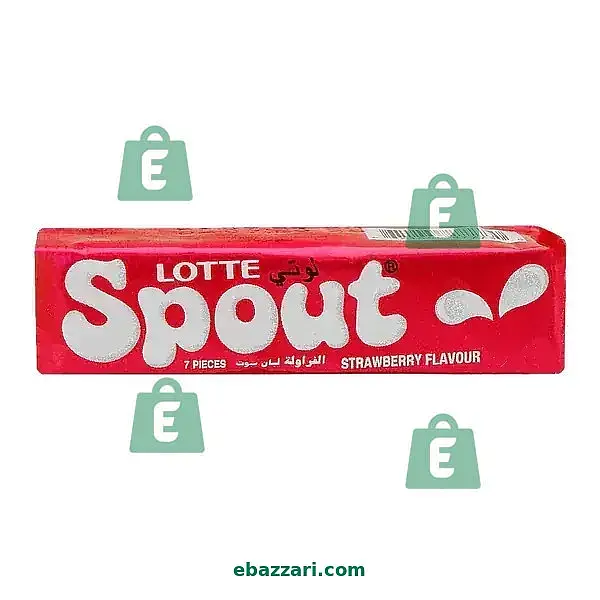 Lotte Spout Strawberry Gum