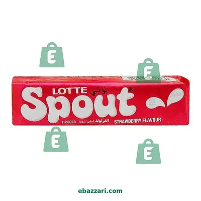 Lotte Spout Strawberry Gum