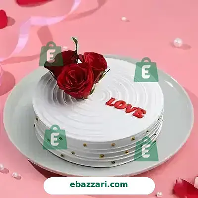 Love N Rose Cake