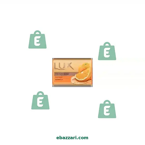 Lux soap vibrant glow tangerine 128gm
