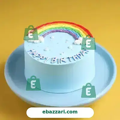 Pastel Rainbow Cake