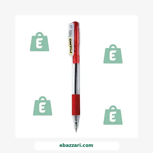 Piano Point 0.8 Ball Pen Red
