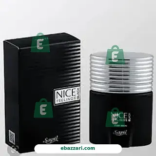 NICE FEELINGS BLACK PERFUME FOR MEN 75ML