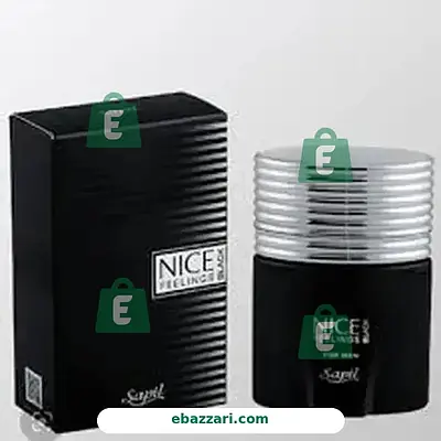 NICE FEELINGS BLACK PERFUME FOR MEN 75ML