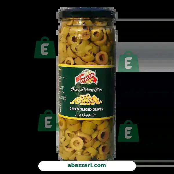 Sliced Green Olives – 115 Gram