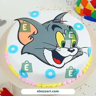 Sq Tom Fondant Cake