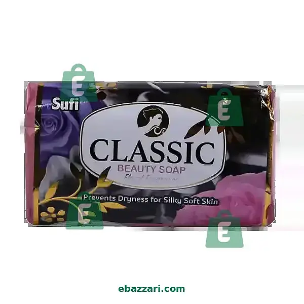 SUFI CLASSIC BEAUTY SOAP FLORAL FRAGRANCE PINK 130 GM
