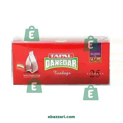 Tapal Danedar Black Tea Leaves Teabag 25 PCS