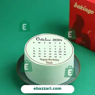 Save the date birthday cake