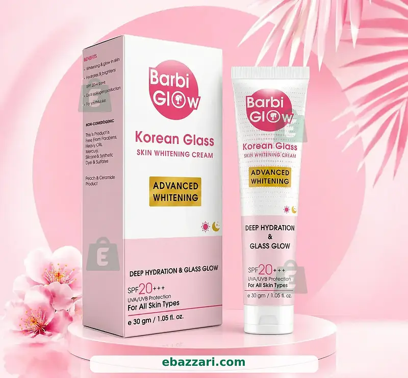 Korean Glass Skin Whitening Cream 100% resuit