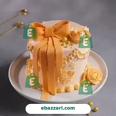 The Bow N Bloom Cake