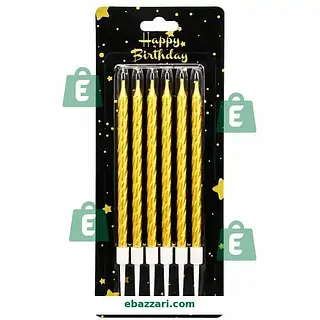 Birthday Magic Candles Gold