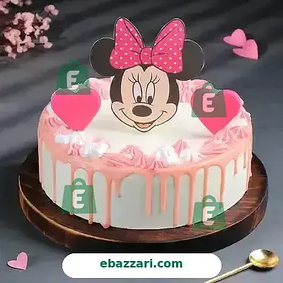 Blushing Minnie Mouse Cake
