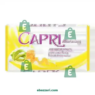 Capri Moisturising Aloe Nurture Extracts Soap White 100 gm