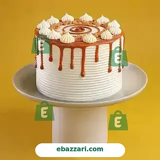 Caramel Swirl Butterscotch Drip Cake